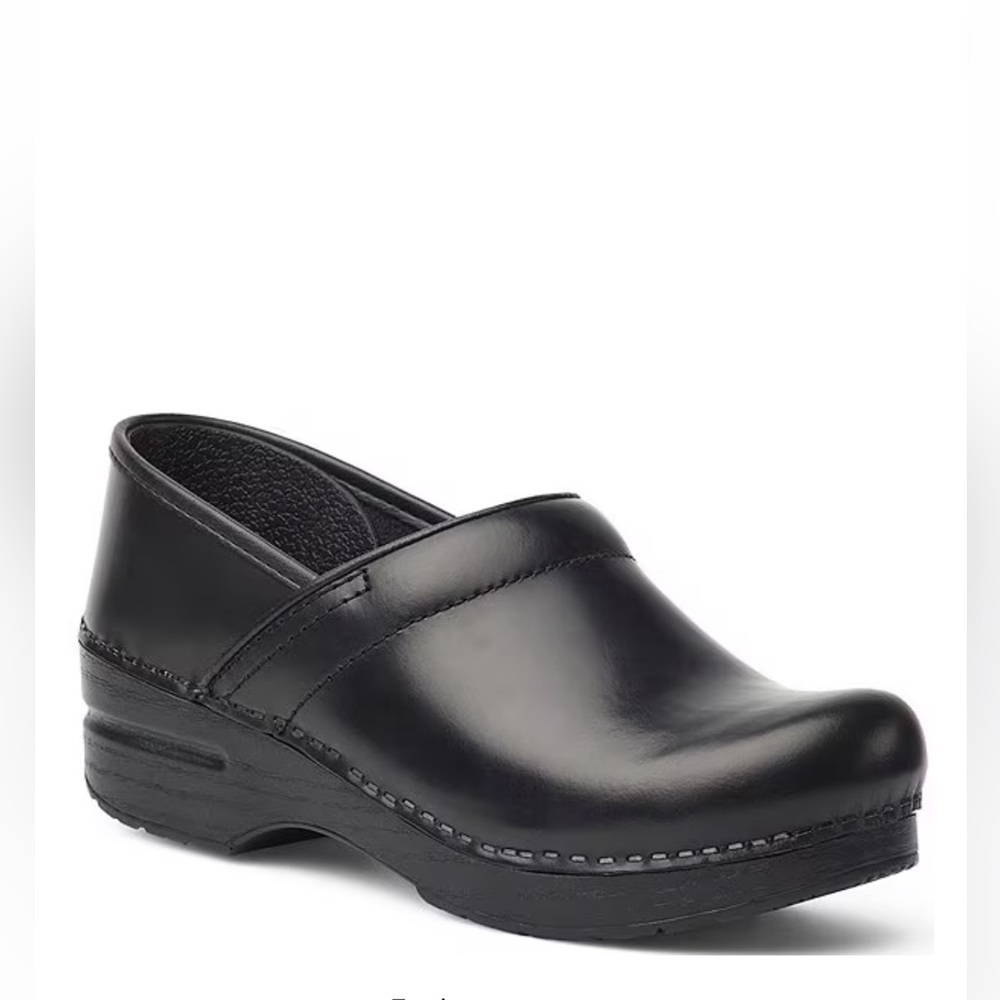 Women shoe Dansko Professional CABRIO BLACK Comfort Clog Nurse Loafers Sz 42